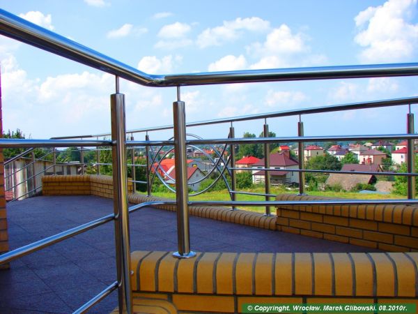 Widok na miasto ze schodów nowej Cerkwi