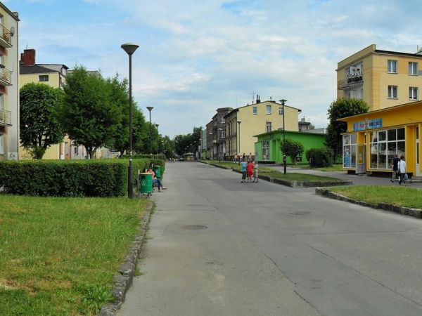Aleja Wojska Polskiego w kierunku centrum miasta