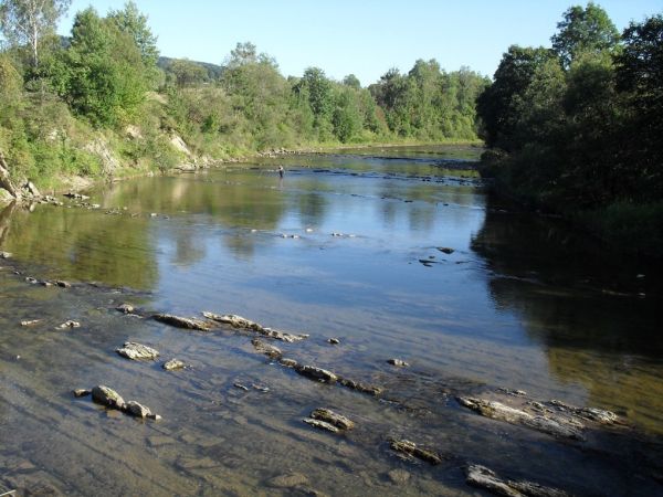Progi skalne na Sanie