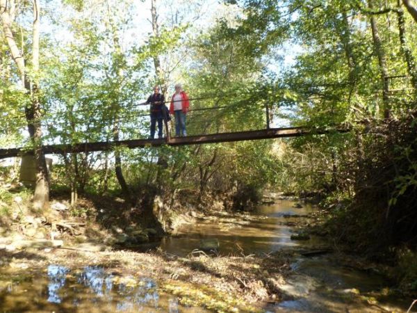 wody czyste - koryto rzeczki pełne uroku, chociaż Pielnica zaskakuje - z brzegów występuje i swój pazur ukazuje...