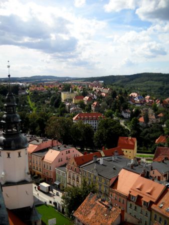 Złotoryja z lotu ptaka

Złotoryja (łac. Aureus Mons, niem. Goldberg, daw. Złota Góra) – miasto i gmina w południowo-zachodniej Polsce w województwie dolnośląs