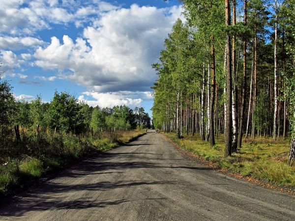 W drodze z Czarnej Wody do Wiecka