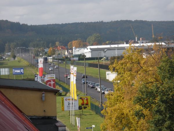 Obwodnica Lęborka- nowo wylany asfalt