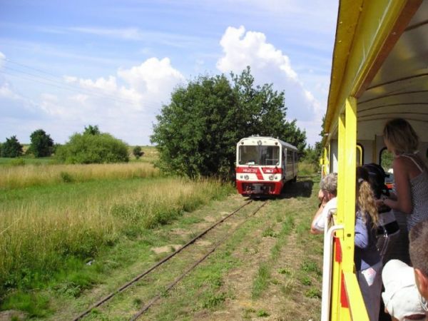 Kolejka wąskotorowa.