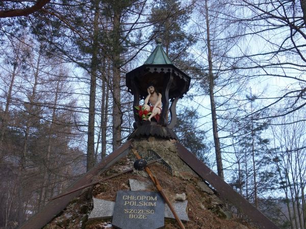 Chrystus Frasobliwy.Dzieło Józefa Wrony.