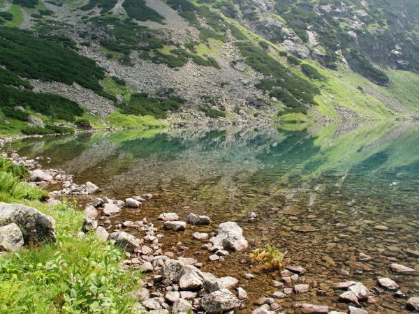 Czarny Staw pod Rysami w Tatrach