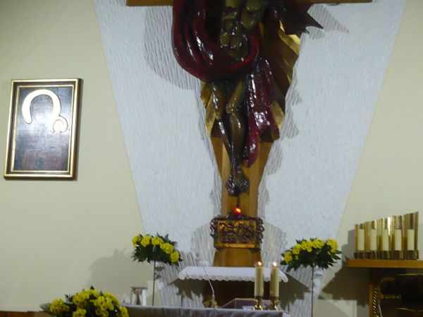 Ołtarz główny kościoła p.w Najświętszego Zbawiciela przy ul.Bema.