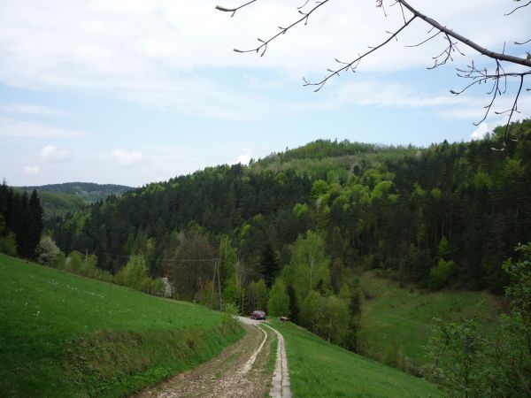 Harbutowice.Widok na Kijówkę.