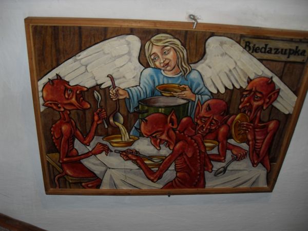 Wspaniała galeria Pana Zdzisława Pękalskiego w Hoczwi - a to już w centrum czyli w piwnicy, gdzie cuda dla oka i jeszcze większe dla ucha.