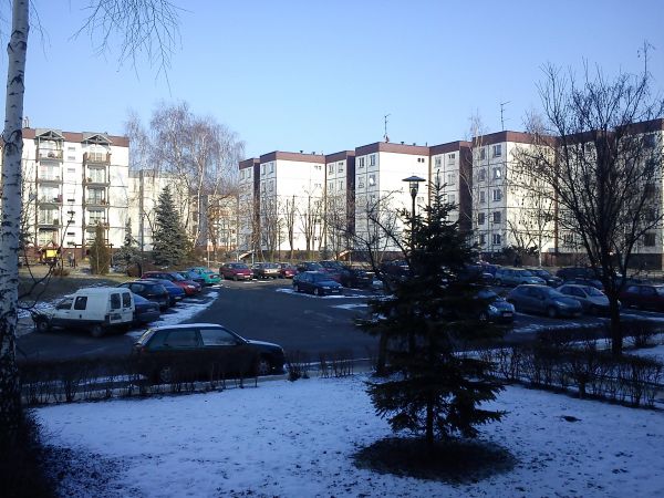 Sosnowiec-Niwka. Osiedle przy Ulicy Konstytucji.