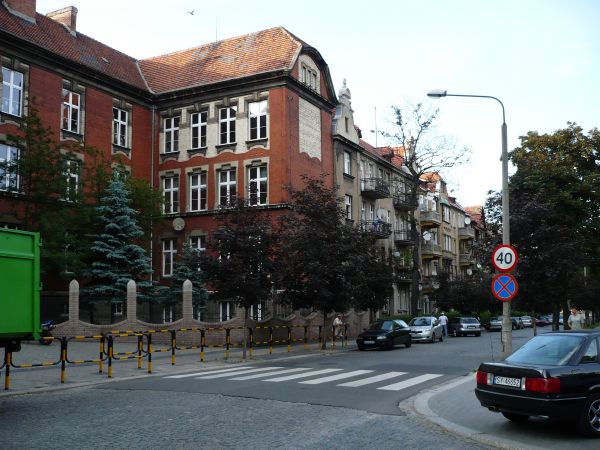 Szkoła podstawowa przy ul. Sobieskiego.