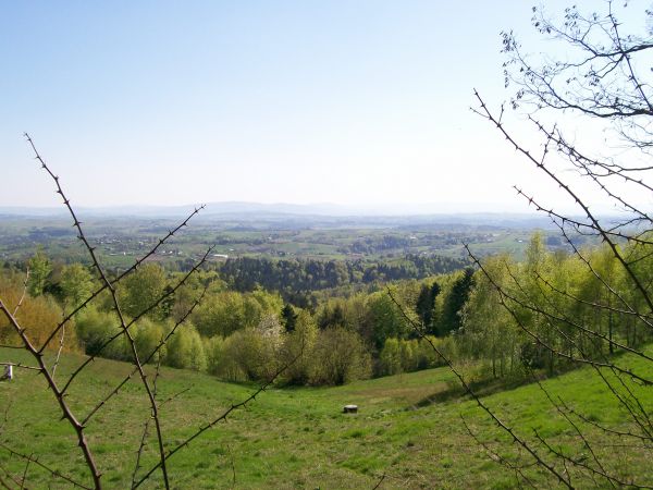 Panorama z Brzanki na  Mague  Małastowską