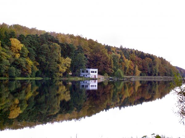 Jezioro Dejnowa w Świętej Lipce-plaża 2010-10-17