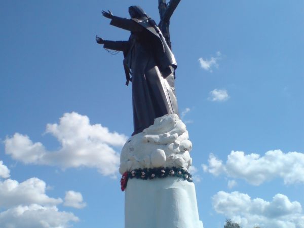 Figura Matki Boskiej w Domacynie.