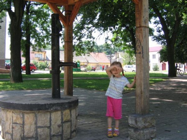 Studnia w parku w Ćmielowie.