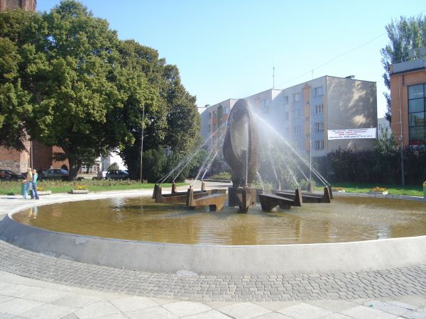 Fontanna w cetrum miasta