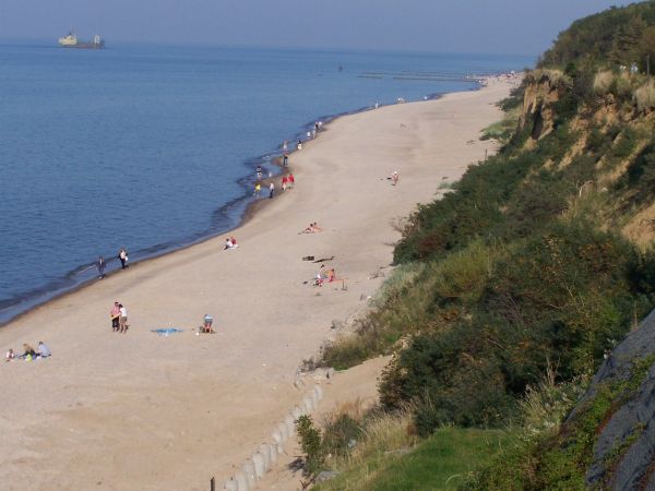 Trzęsacz - plaza kier. na wschód Rewal