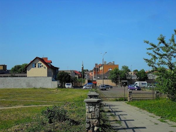 Widok na kościół św. Katarzyny spod kościoła św. Wojciecha