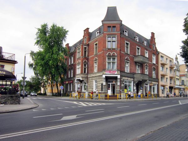 Kętrzyn-zabytkowe kamienice przy ul.Sikorskiego 2014-08-05