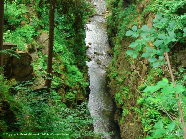 Wodospad Wilczki w Międzygórzu