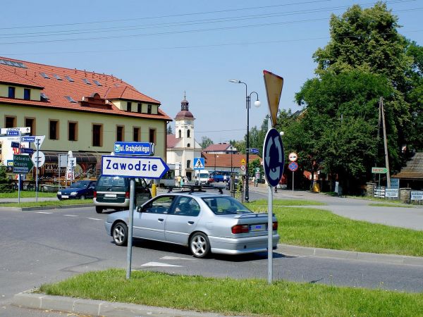 Rondo w centrum Ustronia