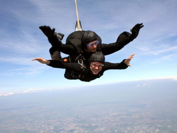 Skoki tandemowe - lotnisko w Radawcu