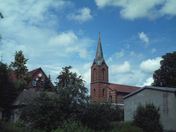 Rzut okiem na wieżę Kościelną.