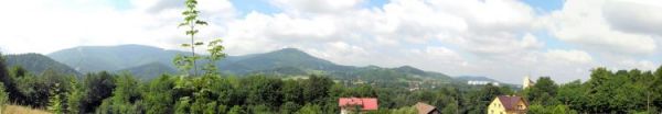 Ustroń - panorama z Czantorią