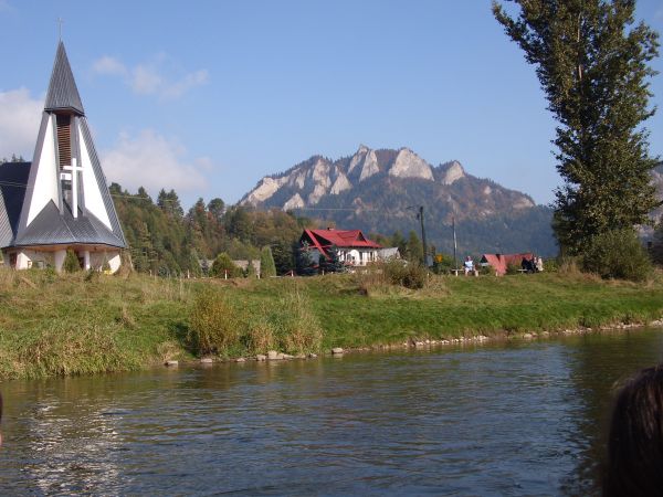 Widok na 3.Korony z poziomu Dunajca.