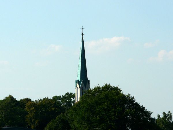 Wieża kościoła ewangelickiego