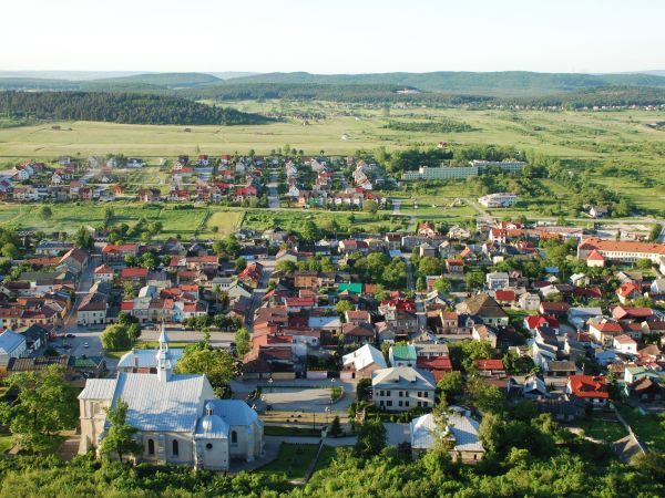 Widok ze wzgórza zamkowego