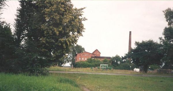 Grodzisk Wielkopolski-widok na gorzelnię z ul. Rakoniewickiej.