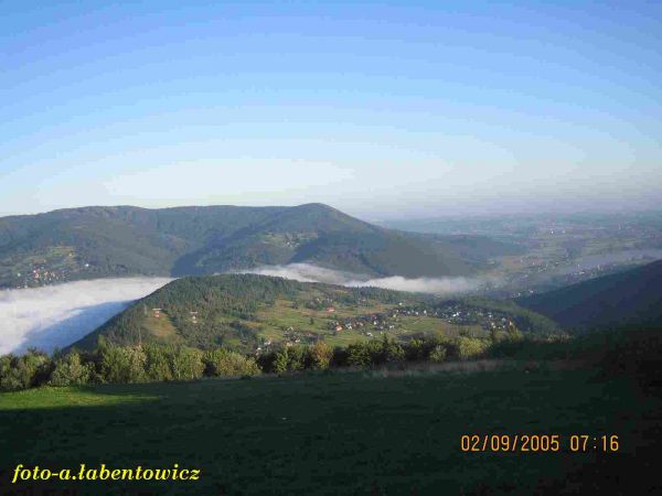 Widok z góry Żar.