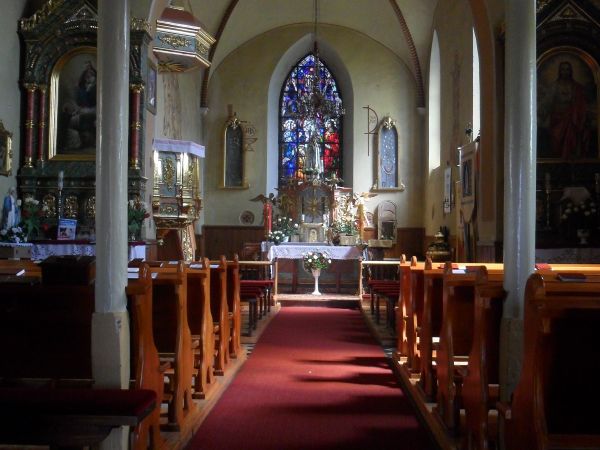 wnętrz kościoła