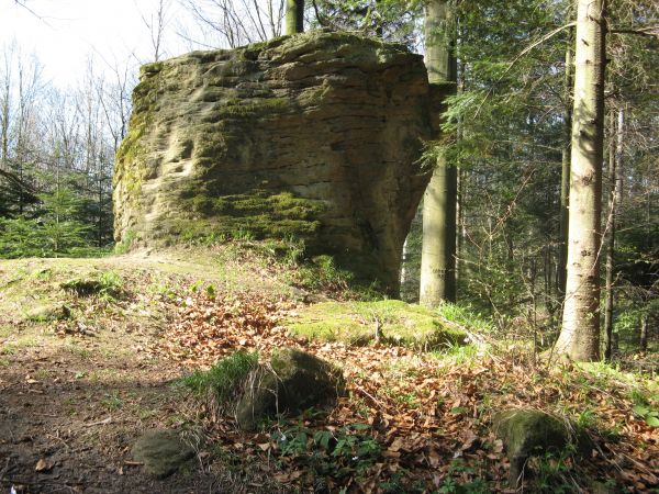 Pomnik przyrody: "Kamienne serce macochy".