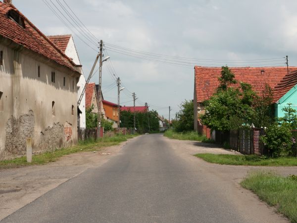 Wschodnia część wsi w kierunku Motyczyna