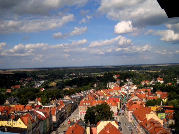 Złotoryja z lotu ptaka

Złotoryja (łac. Aureus Mons, niem. Goldberg, daw. Złota Góra) – miasto i gmina w południowo-zachodniej Polsce w województwie dolnośląs