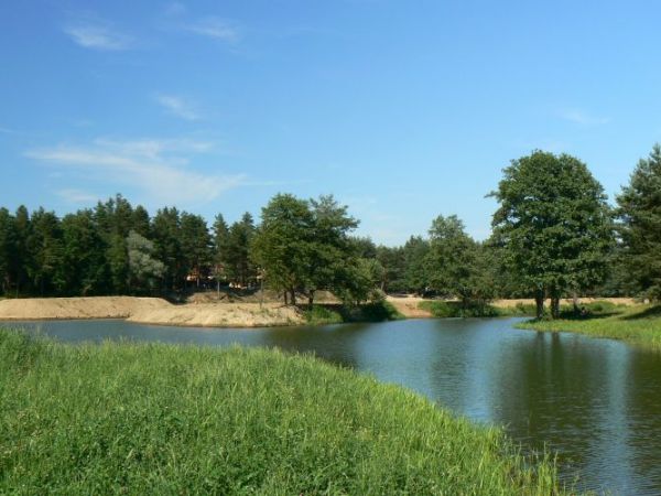 Rzeka Lubaczówka ( widok od strony zalewu)