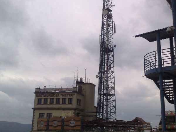 Stacja meteo na górze Żar