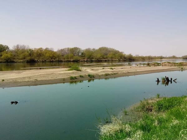 Wielka Sobota nad Wisłą.
