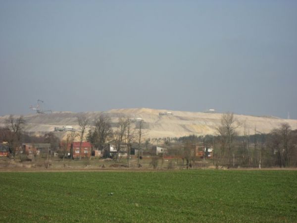 13.03.2009 r Odkrywka Szczerców od strony Rząśni