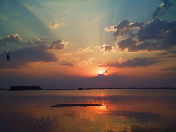 Jezioro Mietków -od strony Domanic