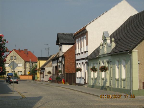 Kargowa. Uliczka przy Rynku.