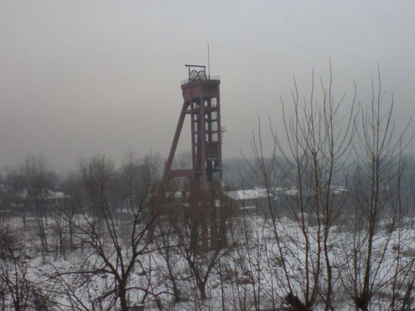 Pierwszy szyb betonowy w europie dawnej kopalni Prezydent w Chorzowie