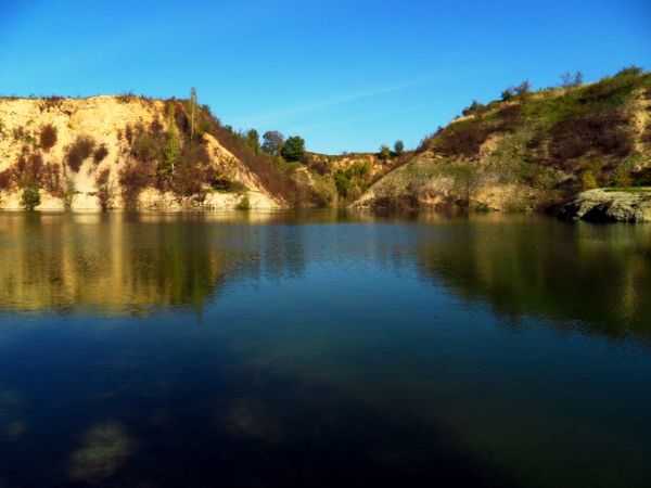 Zalany kamieniołom tzw. kamionka