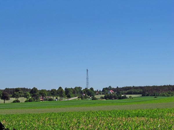 W dole droga krajowa 22 w Piecach