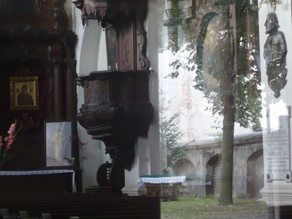 Rokokowa ambona z II połowy XVIII w.