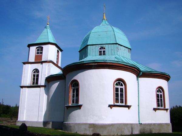 Cerkiew proroka Ilji w okolicach wsi Stara Grzybowszczyzna na Podlasiu.