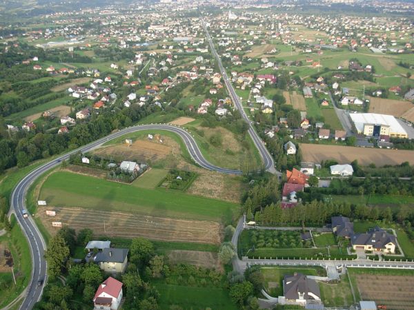 Niskowa z lotu ptaka