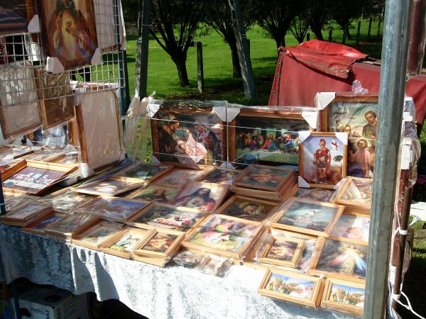 Rywałd, odpust - stragan odpustowy 4